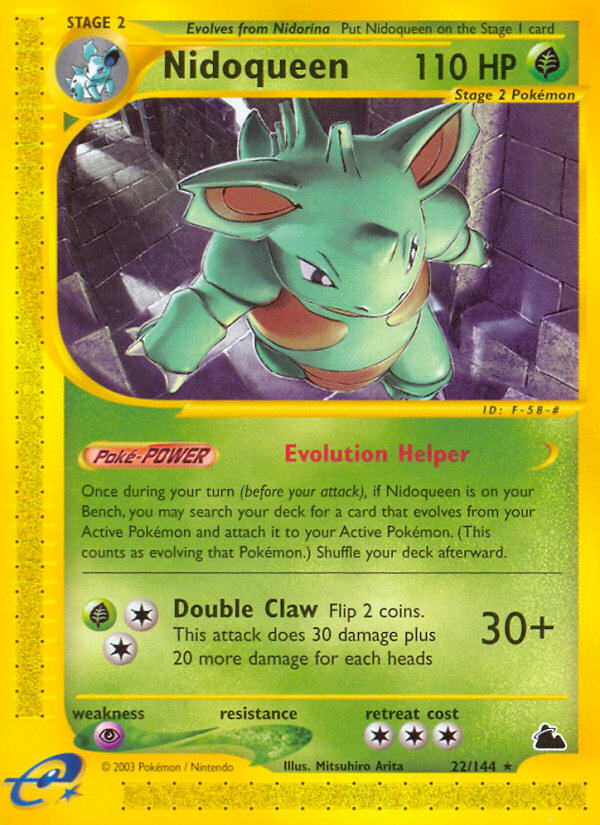 Nidoqueen (22/144) [Skyridge] | Good Games North