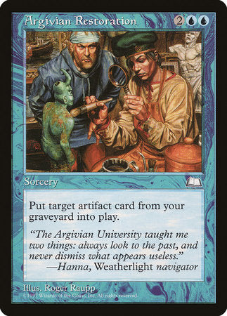 Argivian Restoration [Weatherlight] | Good Games North