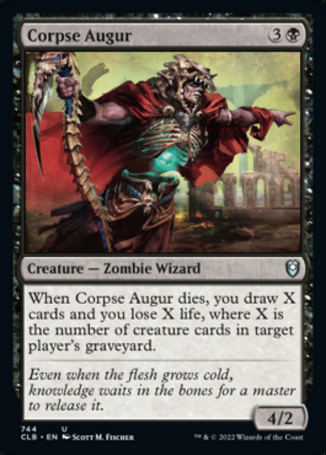 Corpse Augur [Commander Legends: Battle for Baldur's Gate] | Good Games North