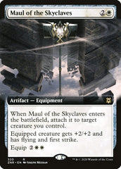 Maul of the Skyclaves (Extended Art) [Zendikar Rising] | Good Games North
