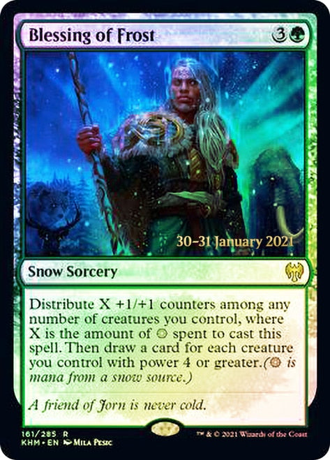 Blessing of Frost  [Kaldheim Prerelease Promos] | Good Games North