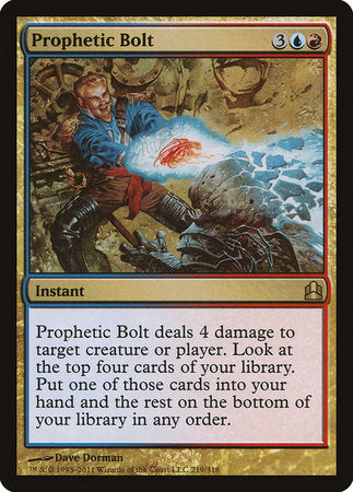 Prophetic Bolt [Commander 2011] | Good Games North