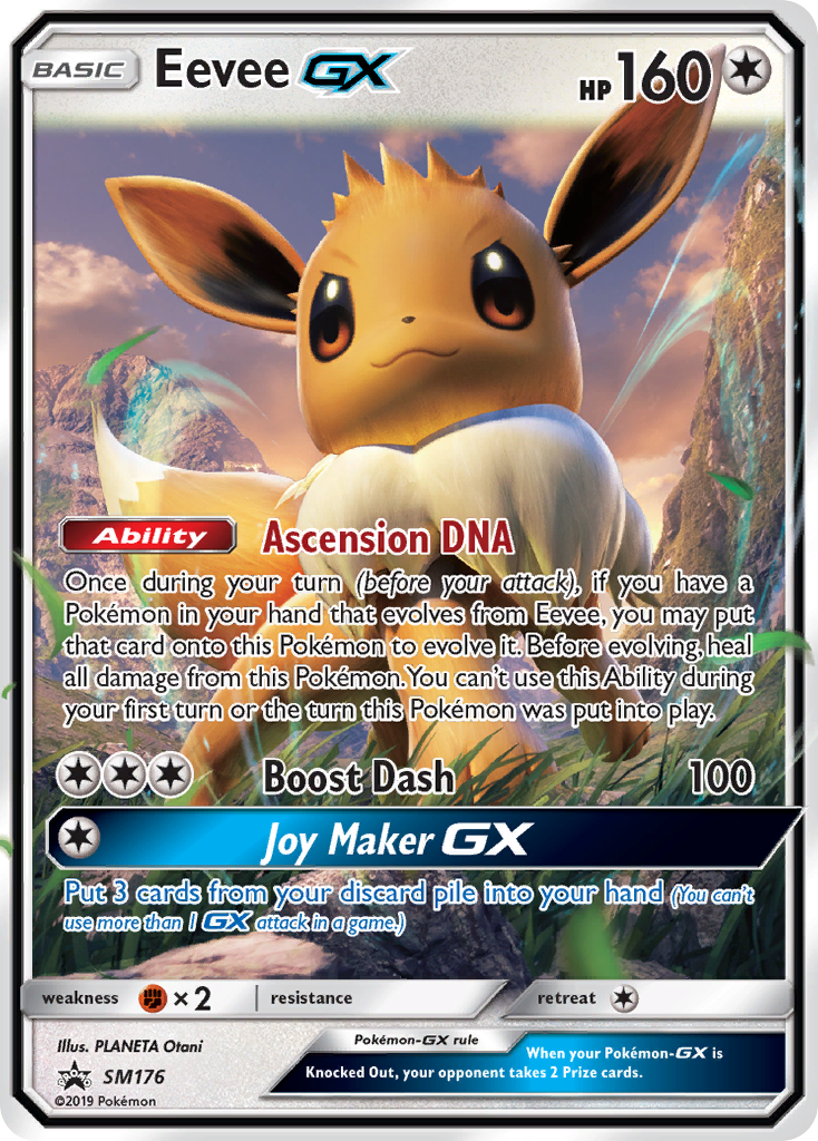Eevee GX (SM176) (Jumbo Card) [Sun & Moon: Black Star Promos] | Good Games North