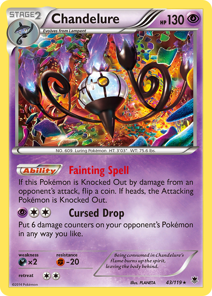 Chandelure (43/119) [XY: Phantom Forces] | Good Games North