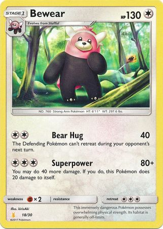 Bewear (18/30) [Sun & Moon: Trainer Kit - Alolan Raichu] | Good Games North