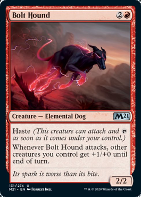 Bolt Hound [Core Set 2021] | Good Games North