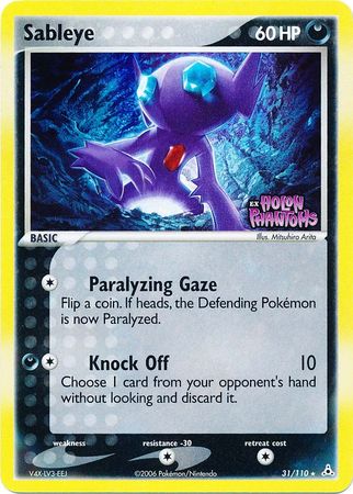 Sableye (31/110) (Stamped) [EX: Holon Phantoms] | Good Games North