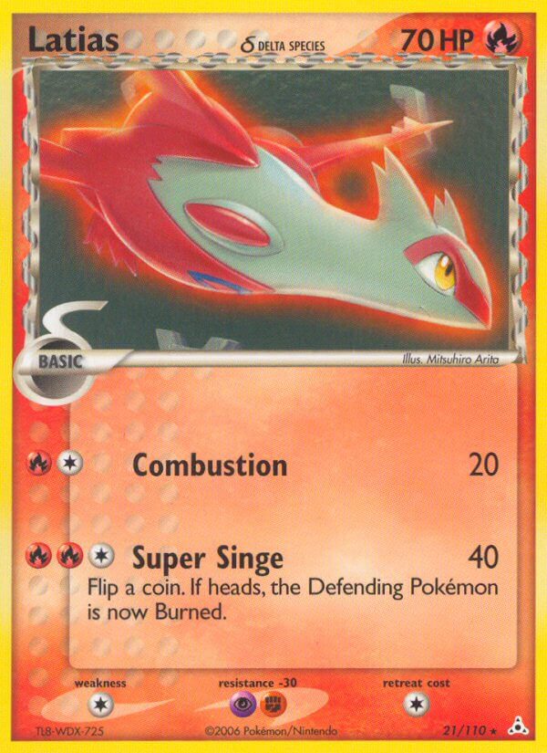 Latias (21/110) (Theme Deck Exclusive) [EX: Holon Phantoms] | Good Games North