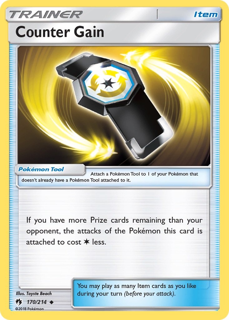 Counter Gain (170/214) [Sun & Moon: Lost Thunder] | Good Games North