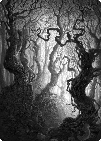 Forest 2 Art Card [Innistrad: Midnight Hunt Art Series] | Good Games North