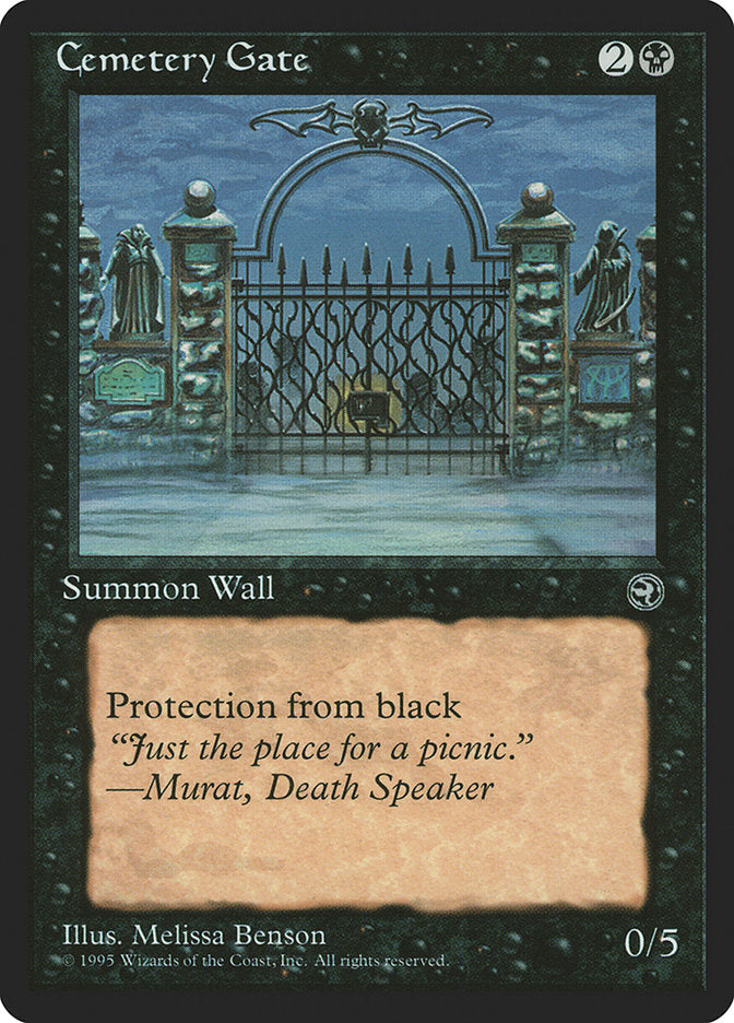 Cemetery Gate (Murat Flavor Text) [Homelands] | Good Games North