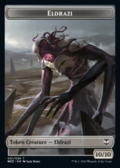 Eldrazi // Human Soldier Double-sided Token [Streets of New Capenna Commander Tokens] | Good Games North