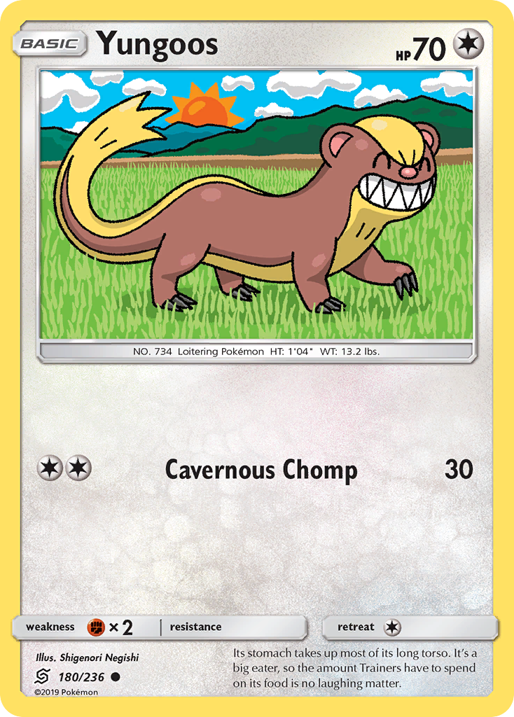 Yungoos (180/236) [Sun & Moon: Unified Minds] | Good Games North