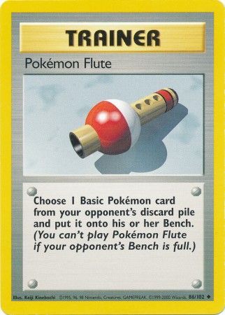 Pokemon Flute (86/102) [Base Set Unlimited] | Good Games North