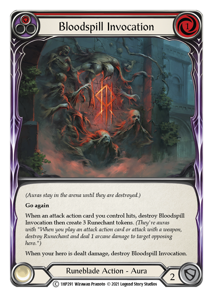 Bloodspill Invocation (Red) [1HP291] | Good Games North