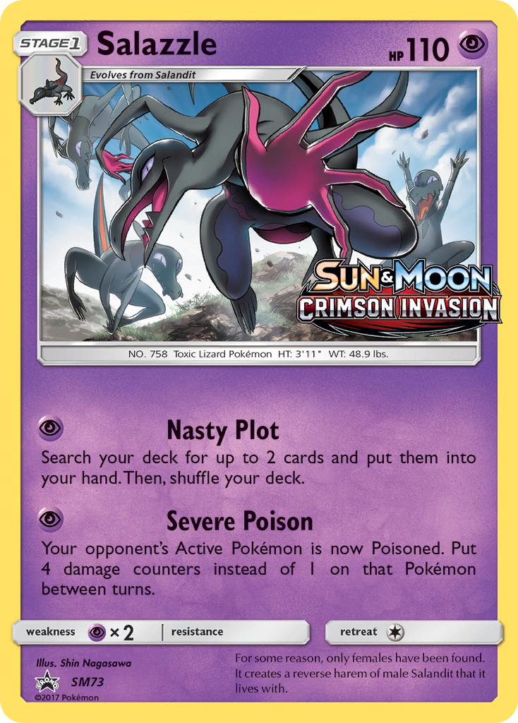 Salazzle (SM73) [Sun & Moon: Black Star Promos] | Good Games North