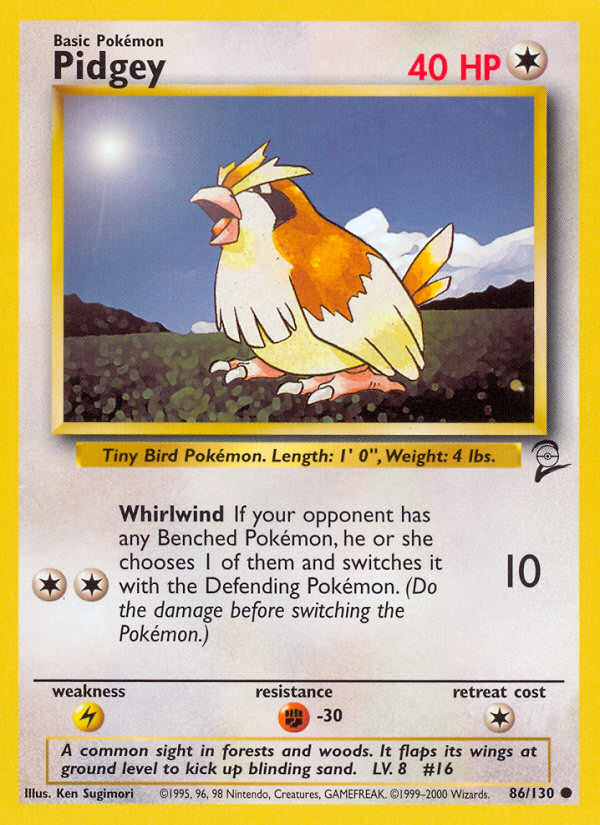 Pidgey (86/130) [Base Set 2] | Good Games North