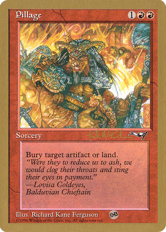 Pillage (Paul McCabe) (SB) [World Championship Decks 1997] | Good Games North