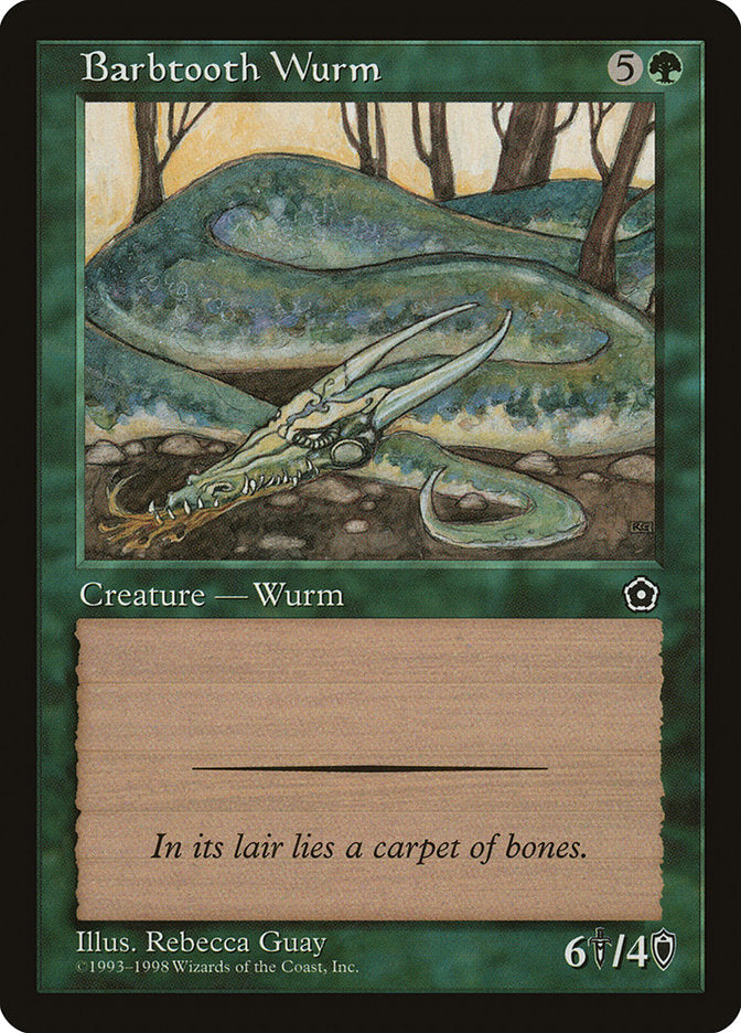 Barbtooth Wurm [Portal Second Age] | Good Games North