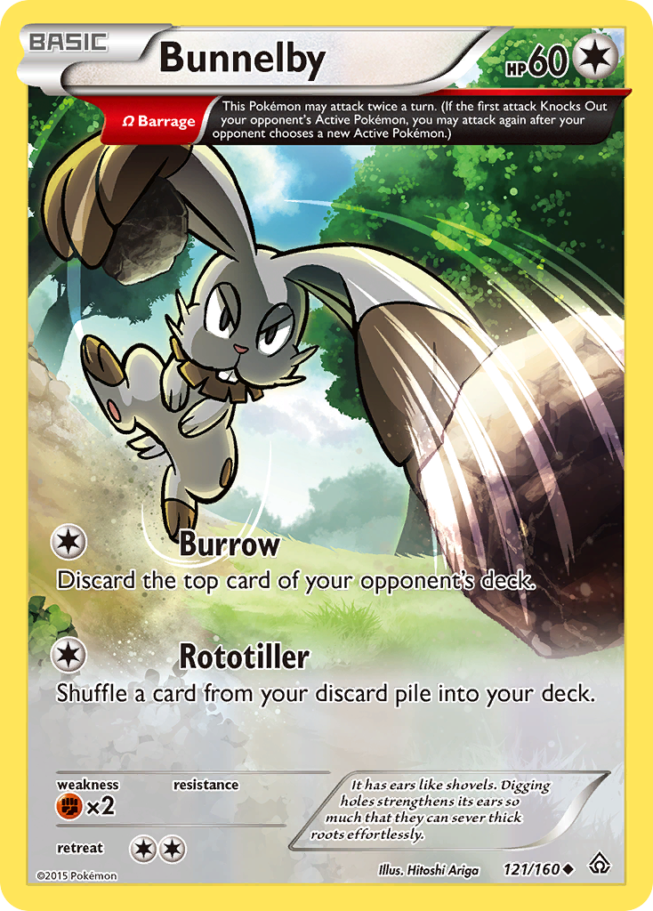 Bunnelby (121/160) [XY: Primal Clash] | Good Games North