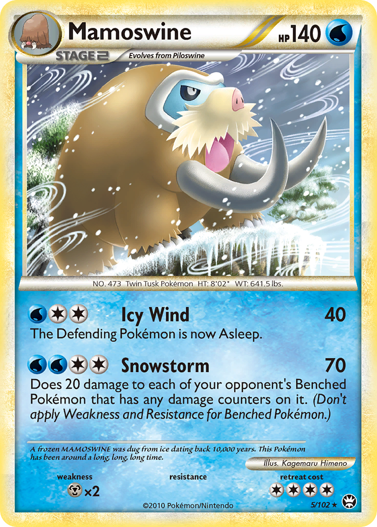 Mamoswine (5/102) [HeartGold & SoulSilver: Triumphant] | Good Games North