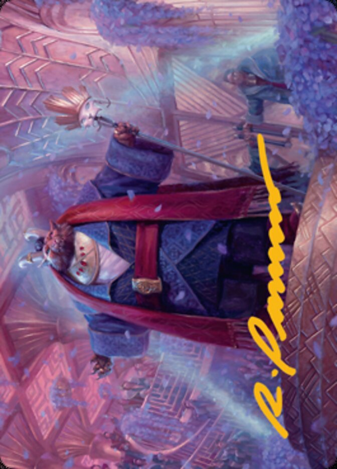 Jetmir, Nexus of Revels 1 Art Card (Gold-Stamped Signature) [Streets of New Capenna Art Series] | Good Games North