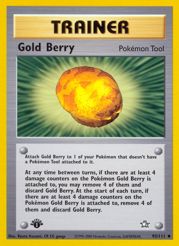 Gold Berry (93/111) [Neo Genesis 1st Edition] | Good Games North