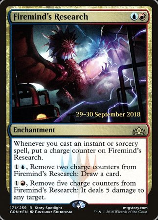 Firemind's Research [Guilds of Ravnica Promos] | Good Games North