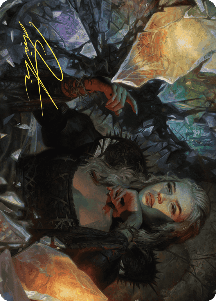 Prophetic Prism Art Card (Gold-Stamped Signature) [Wilds of Eldraine Art Series] | Good Games North