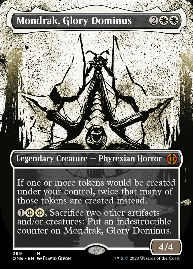 Mondrak, Glory Dominus (Borderless Ichor) [Phyrexia: All Will Be One] | Good Games North