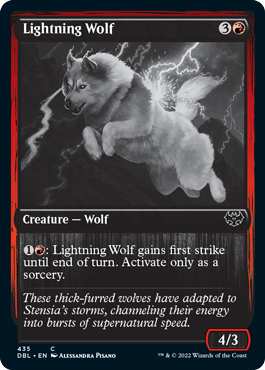 Lightning Wolf [Innistrad: Double Feature] | Good Games North