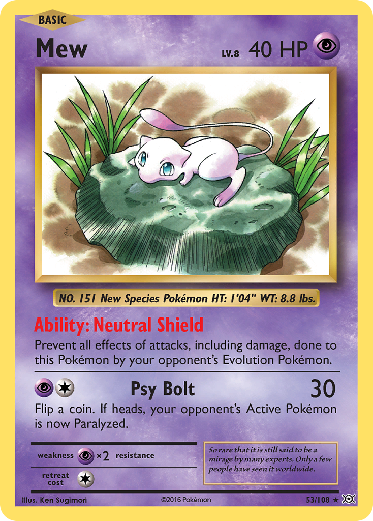 Mew (53/108) [XY: Evolutions] | Good Games North