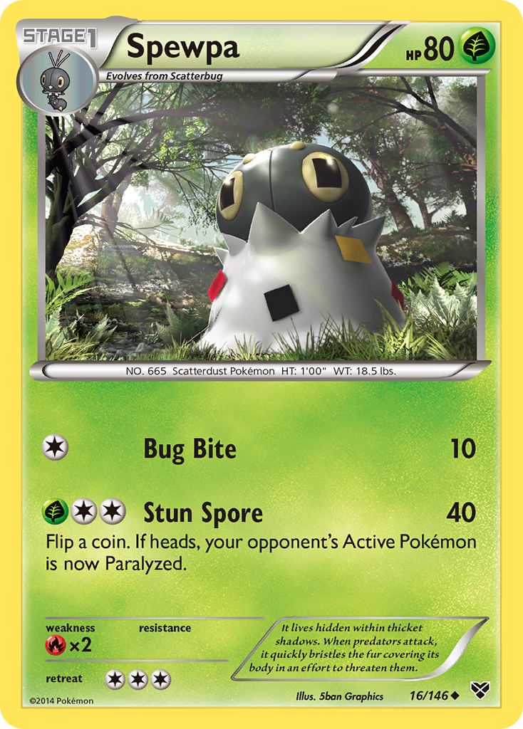 Spewpa (16/146) [XY: Base Set] | Good Games North