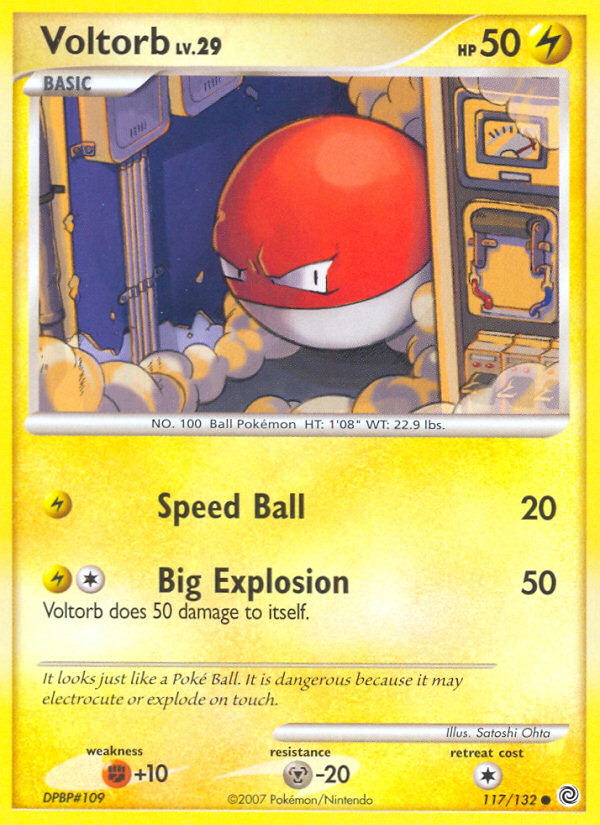 Voltorb (117/132) [Diamond & Pearl: Secret Wonders] | Good Games North