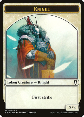 Knight Token [Commander Anthology Volume II Tokens] | Good Games North