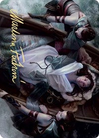 Return Upon the Tide Art Card (Gold-Stamped Signature) [Kaldheim: Art Series] | Good Games North