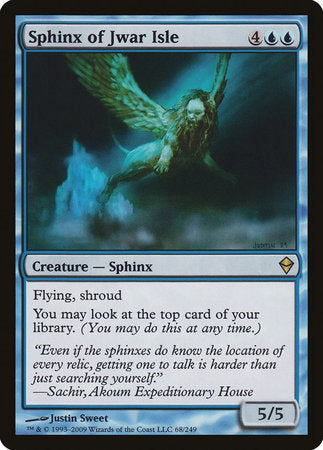 Sphinx of Jwar Isle [Zendikar] | Good Games North