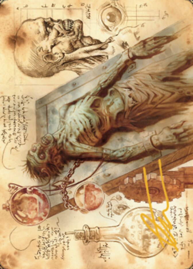 Ashnod's Altar Art Card (Gold-Stamped Signature) [The Brothers' War Art Series] | Good Games North