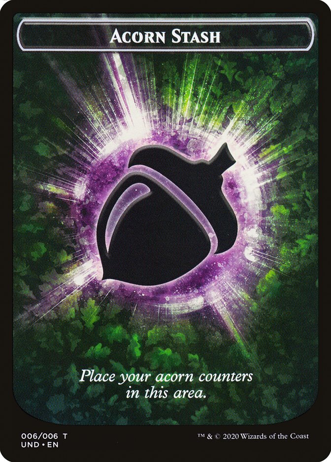 Giant Teddy Bear // Acorn Stash Double-sided Token [Unsanctioned Tokens] | Good Games North