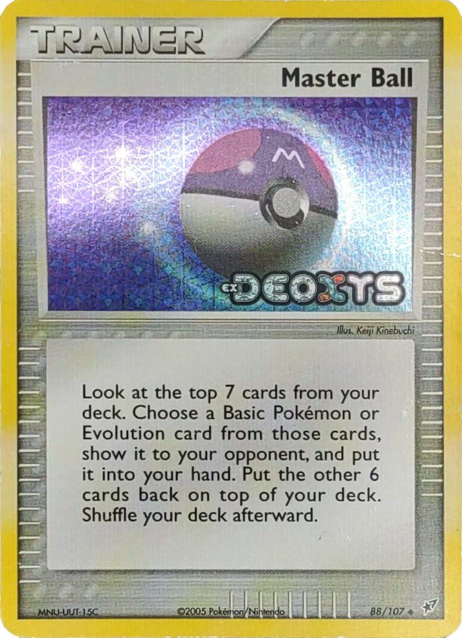 Master Ball (88/107) (Stamped) [EX: Deoxys] | Good Games North