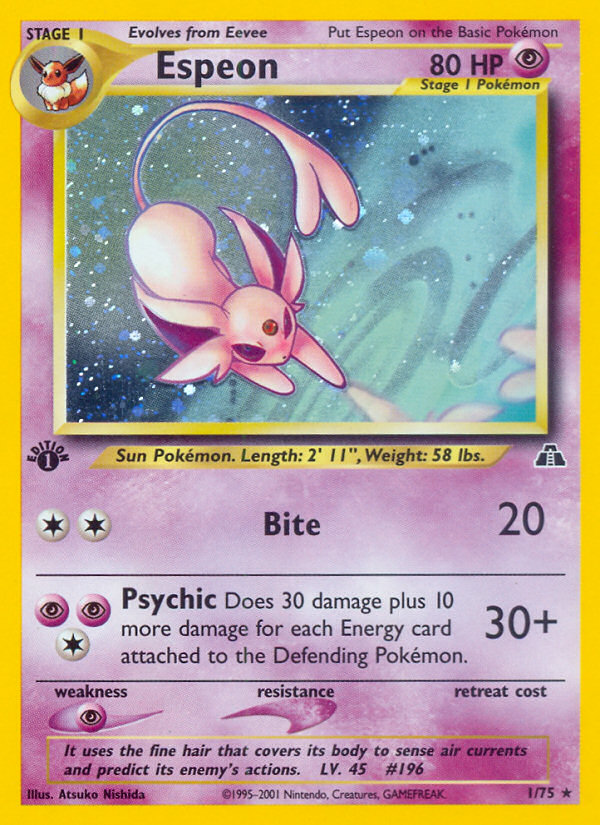 Espeon (1/75) [Neo Discovery 1st Edition] | Good Games North