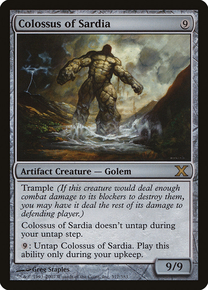 Colossus of Sardia [Tenth Edition] | Good Games North