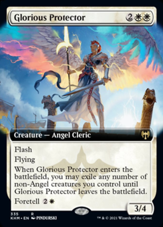 Glorious Protector (Extended Art) [Kaldheim] | Good Games North