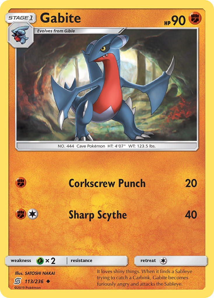 Gabite (113/236) [Sun & Moon: Unified Minds] | Good Games North