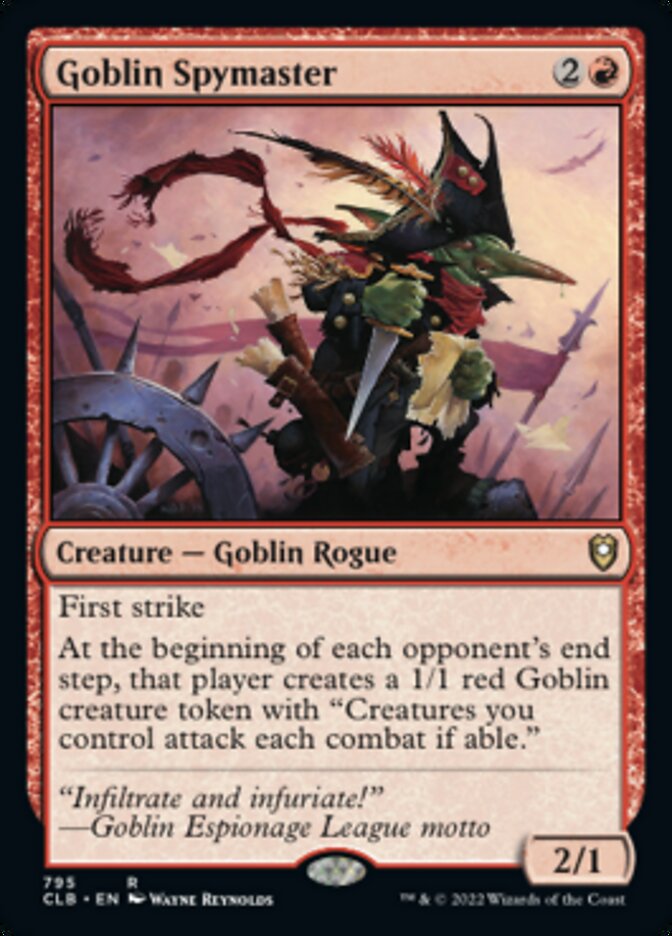 Goblin Spymaster [Commander Legends: Battle for Baldur's Gate] | Good Games North