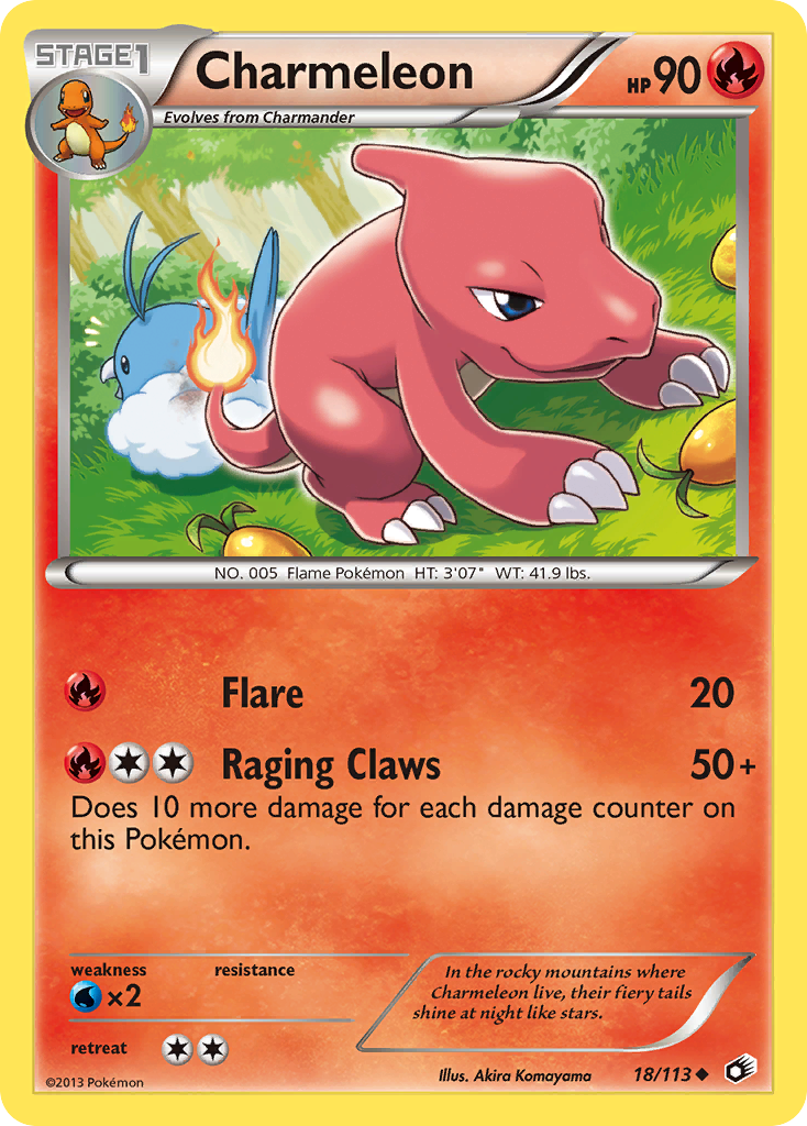 Charmeleon (18/113) [Black & White: Legendary Treasures] | Good Games North