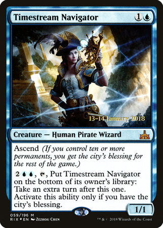 Timestream Navigator [Rivals of Ixalan Promos] | Good Games North