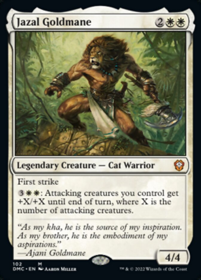Jazal Goldmane [Dominaria United Commander] | Good Games North