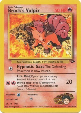 Brock's Vulpix (37/132) [Gym Challenge Unlimited] | Good Games North