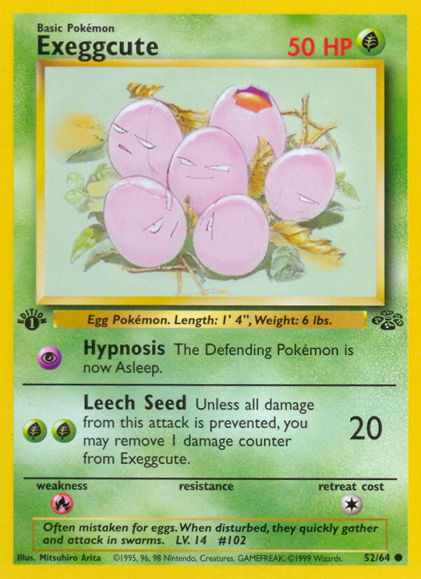 Exeggcute (52/64) [Jungle 1st Edition] | Good Games North